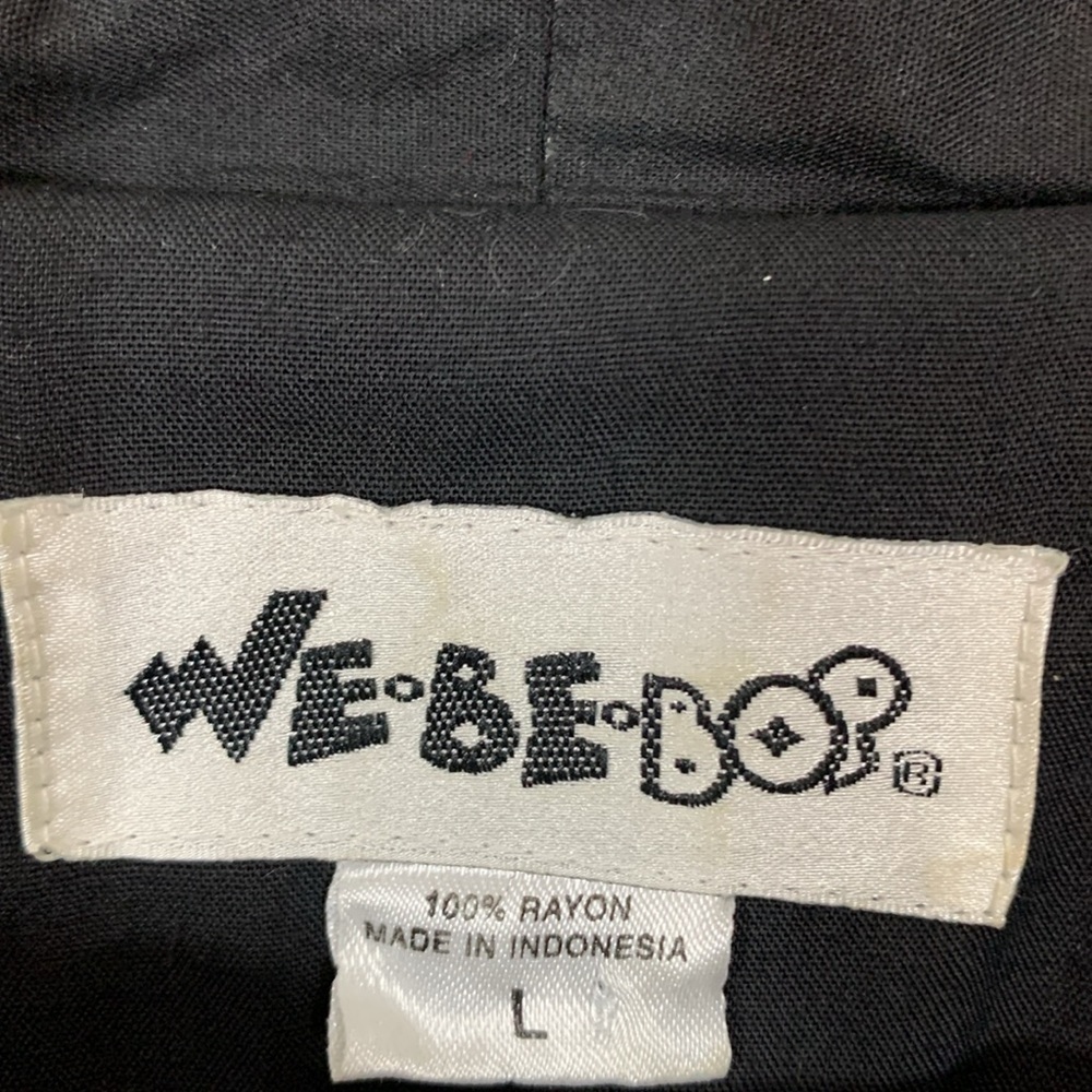 We Be Bop Patchwork Multicolor Vtg Lined Topper/J… - image 3